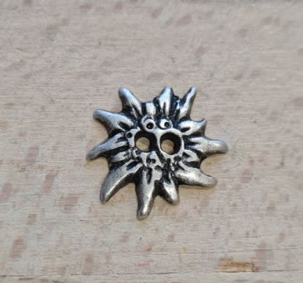 Edelweiss Knopf 20mm
